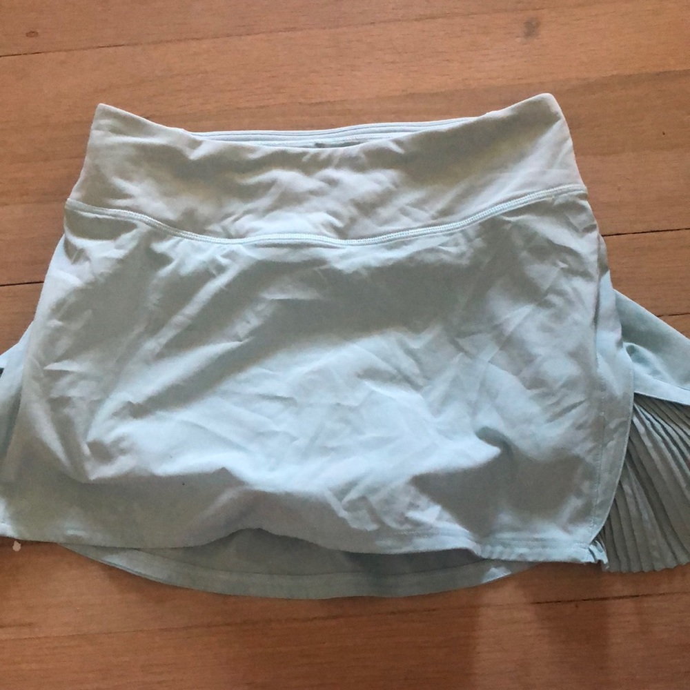 lululemon blue tennis skirt